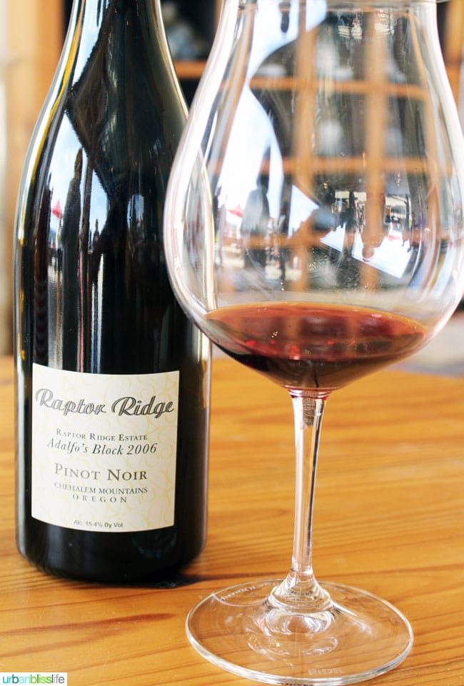 Raptor Ridge pinot noir