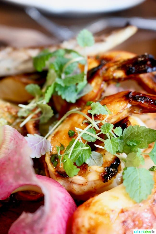 Raven and Rose bbq prawns