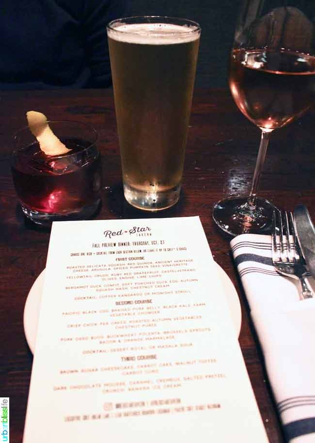 Red Star Tavern fall menu features elevated Northwest cuisine. Restaurant review on http://UrbanBlissLife.com