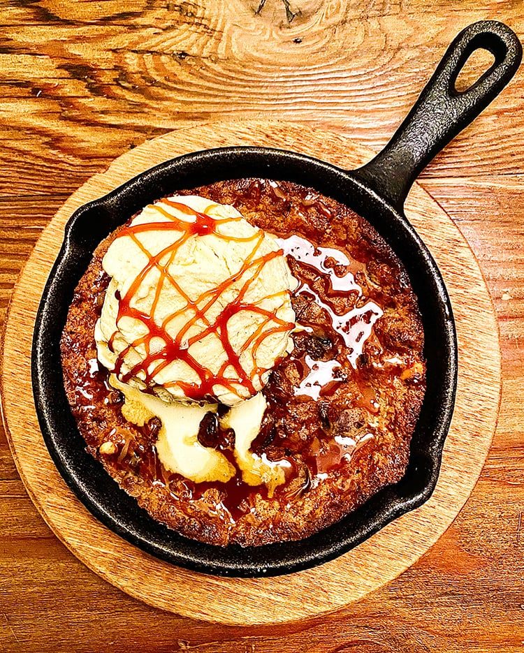 cookie skillet at True Kitchen and bar Roseburg restaurant