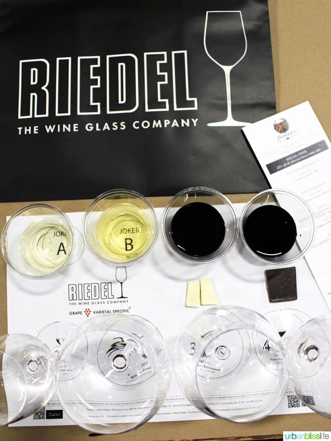 Riedel Wine Glass Class at Dobbes Family Estate on the road