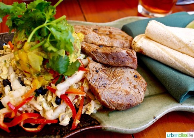 Royal Street Cafe ahi tuna tacos