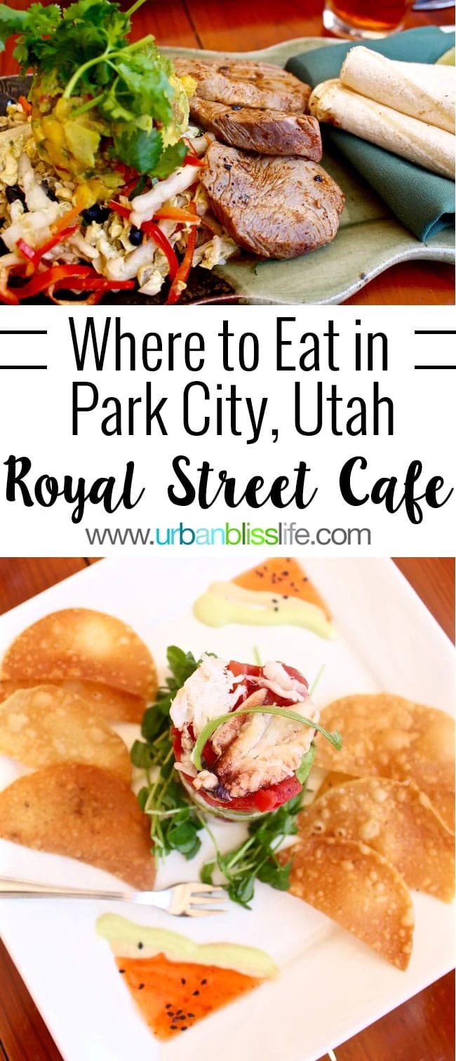 Royal Street Cafe is a lovely restaurant at the base of Deer Valley Resort in Park City, Utah. Full restaurant review on UrbanBlissLife.com
