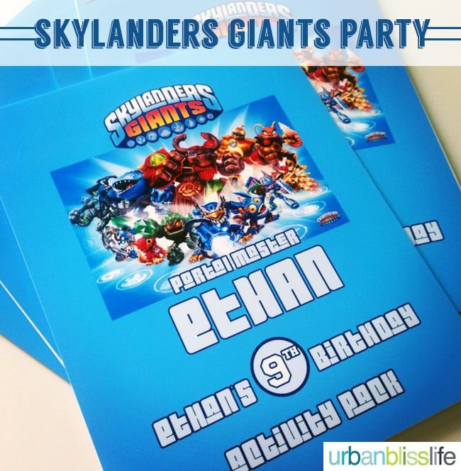 Skylanders Giants Boys Birthday Party Ideas by Felnu