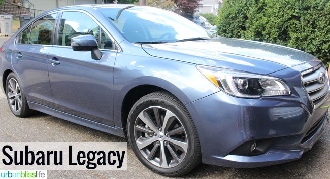 Subaru Legacy car review on UrbanBlissLife.com