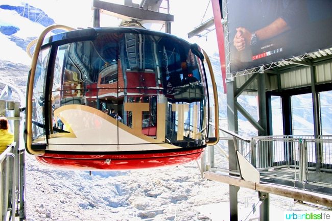 mount titlis rotair gondola