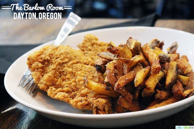 The Barlow Room restaurant chicken tenders