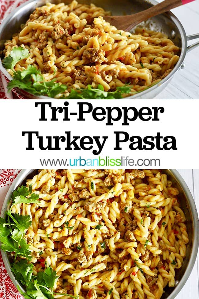 Tri-Pepper Turkey Pasta