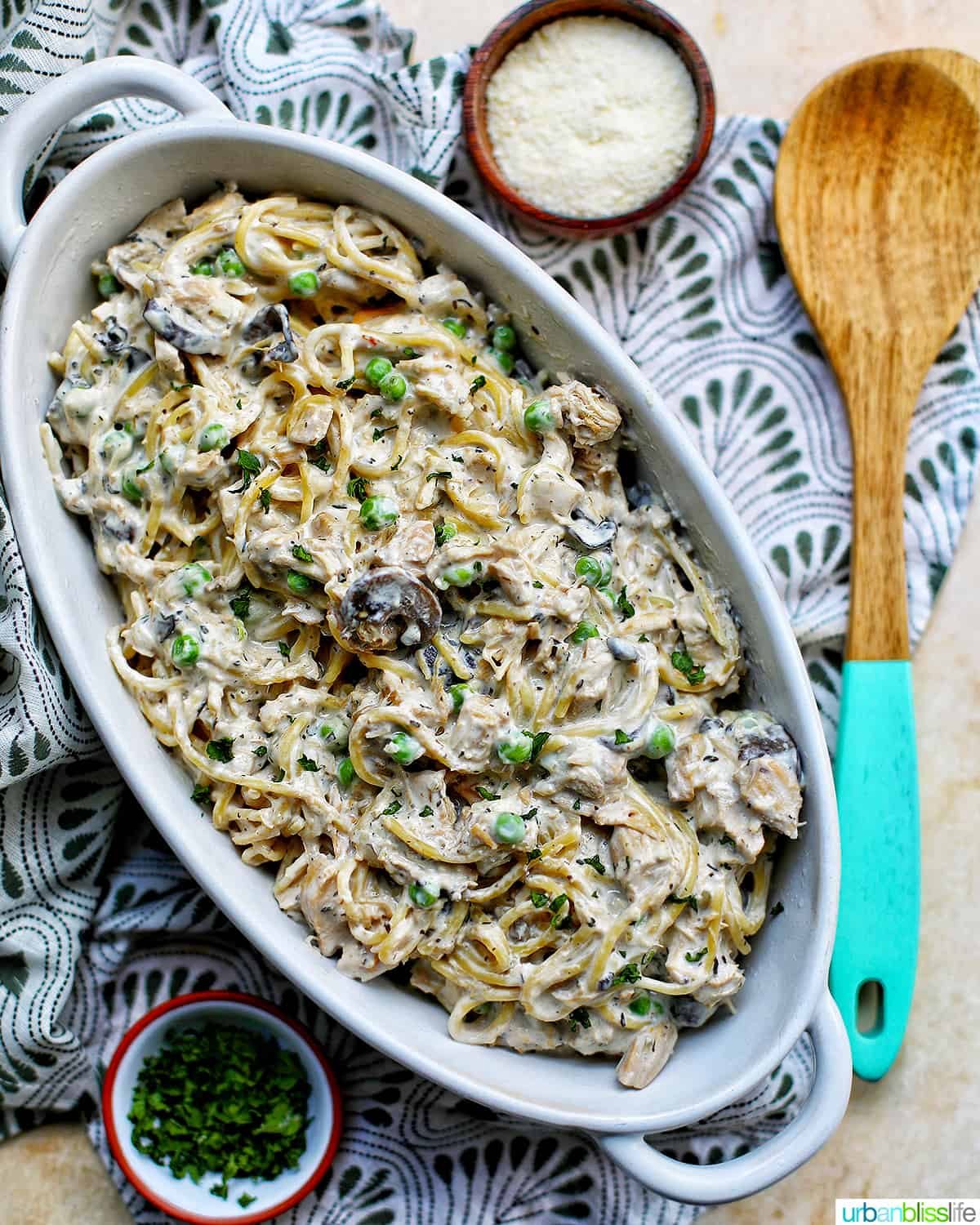 Crockpot Turkey Tetrazzini for a weeknight