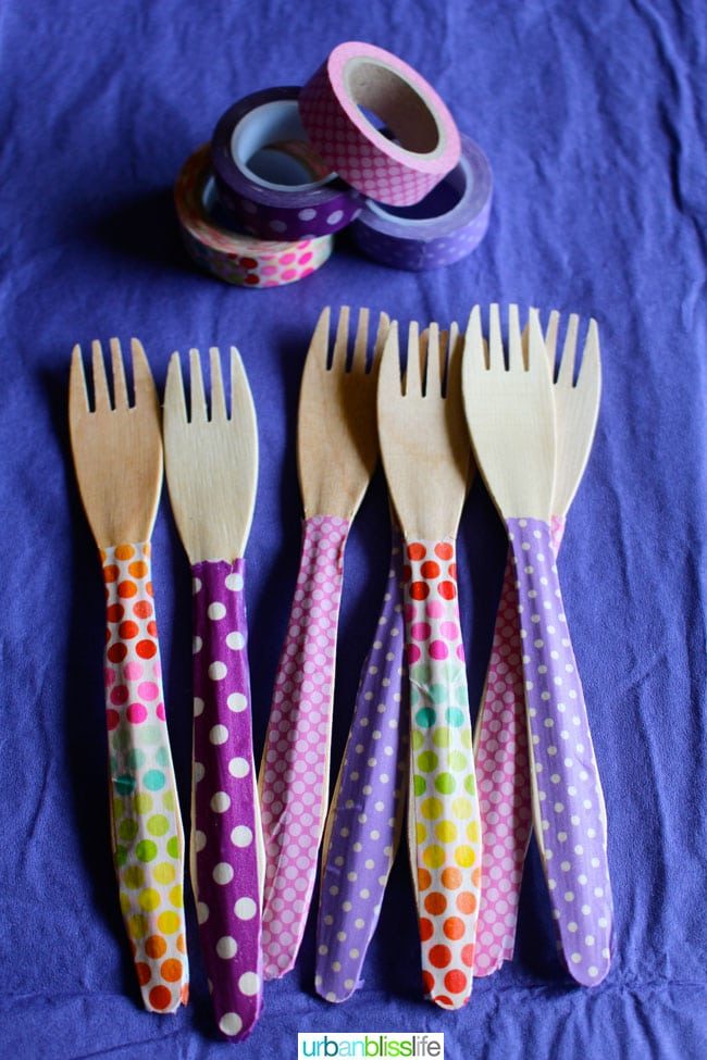 Washi Tape Utensils