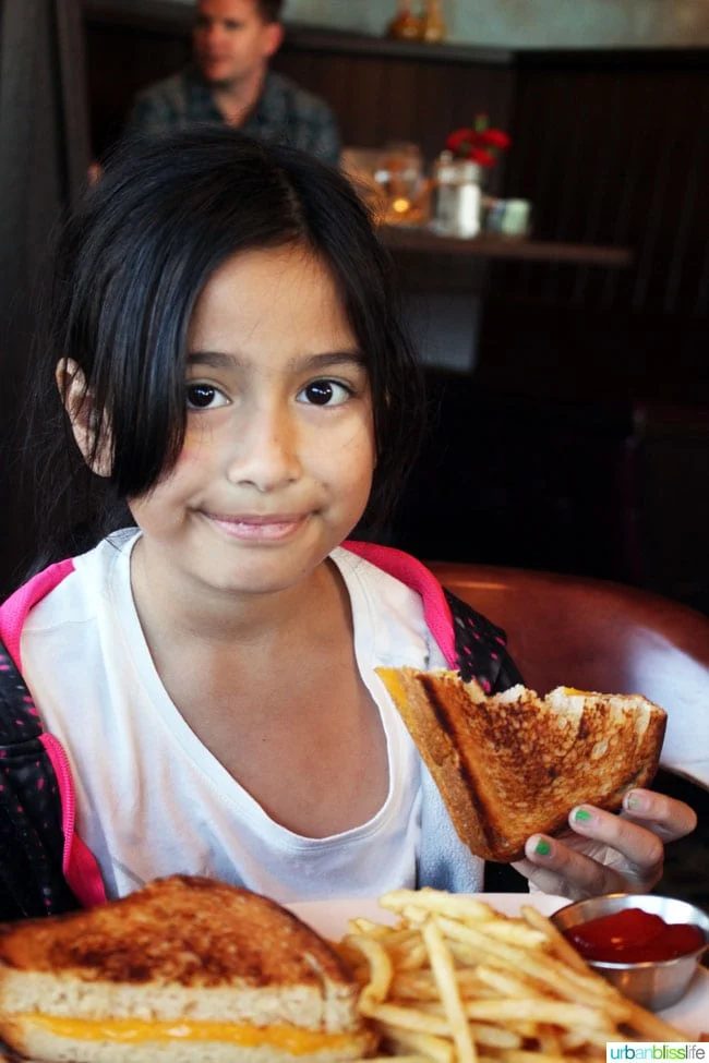 Wayfarer Restaurant Kids' Grilled Cheese in Cannon Beach, Oregon - restaurant review on UrbanBlissLife.com