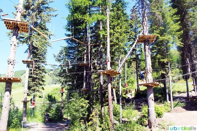 Whitefish Mountain Resort aerial park