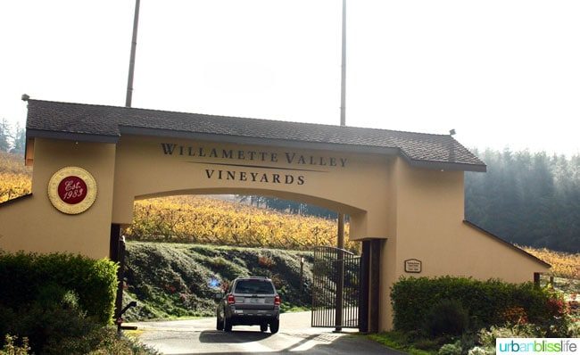 Willamette Valley Vineyards Oregon Wine Country on UrbanBlissLife.com