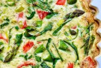 Smoked Salmon & Dill Quiche
