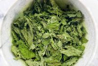 Drying Mint for Optimal Flavor
