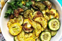 Air Fryer Zucchini and Squash Medley