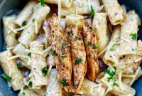 Garlic Parmesan Chicken Pasta
Scrumptious Garlic Parmesan Chicken Pasta
