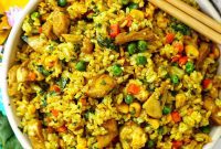 Curried Chicken Fried Rice