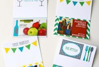 Printable Gift Card Sleeves