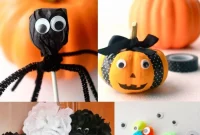 Simple Googly Eye Halloween Decorations