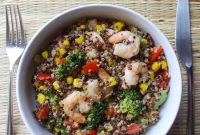 Shrimp Quinoa Garden Bowl