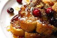 Overnight Brioche French Toast Bake