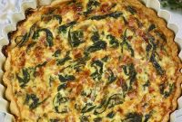 Farmhouse Ham and Spinach Quiche