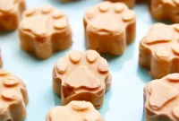 Frozen Banana Peanut Butter Pupsicles
