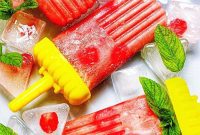 Sweet Tart Strawberry Rhubarb Pops