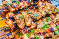 Honey Garlic Chicken Kebabs