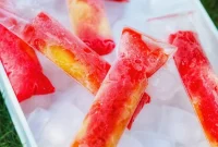 Tequila Sunrise Ice Pops