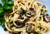 Creamy Vegan Mushroom Pasta Delight