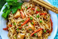 Chicken Yakisoba Delight