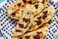 Toasted Almond Chocolate Chip Biscotti