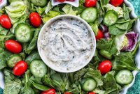 Dairy-Free Christmas Wreath Salad with Creamy Ranch