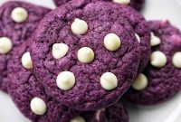 Ube and White Chocolate Dream Cookies