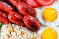Longsilog Delight: A Filipino Breakfast Staple