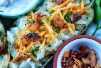 Crispy Fluffy Ninja Foodi Air Fryer Baked Potatoes