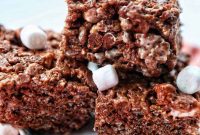 Chocolate Puffed Rice Treats