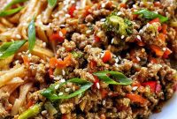 Flavorful Teriyaki Ground Turkey Stir-Fry
