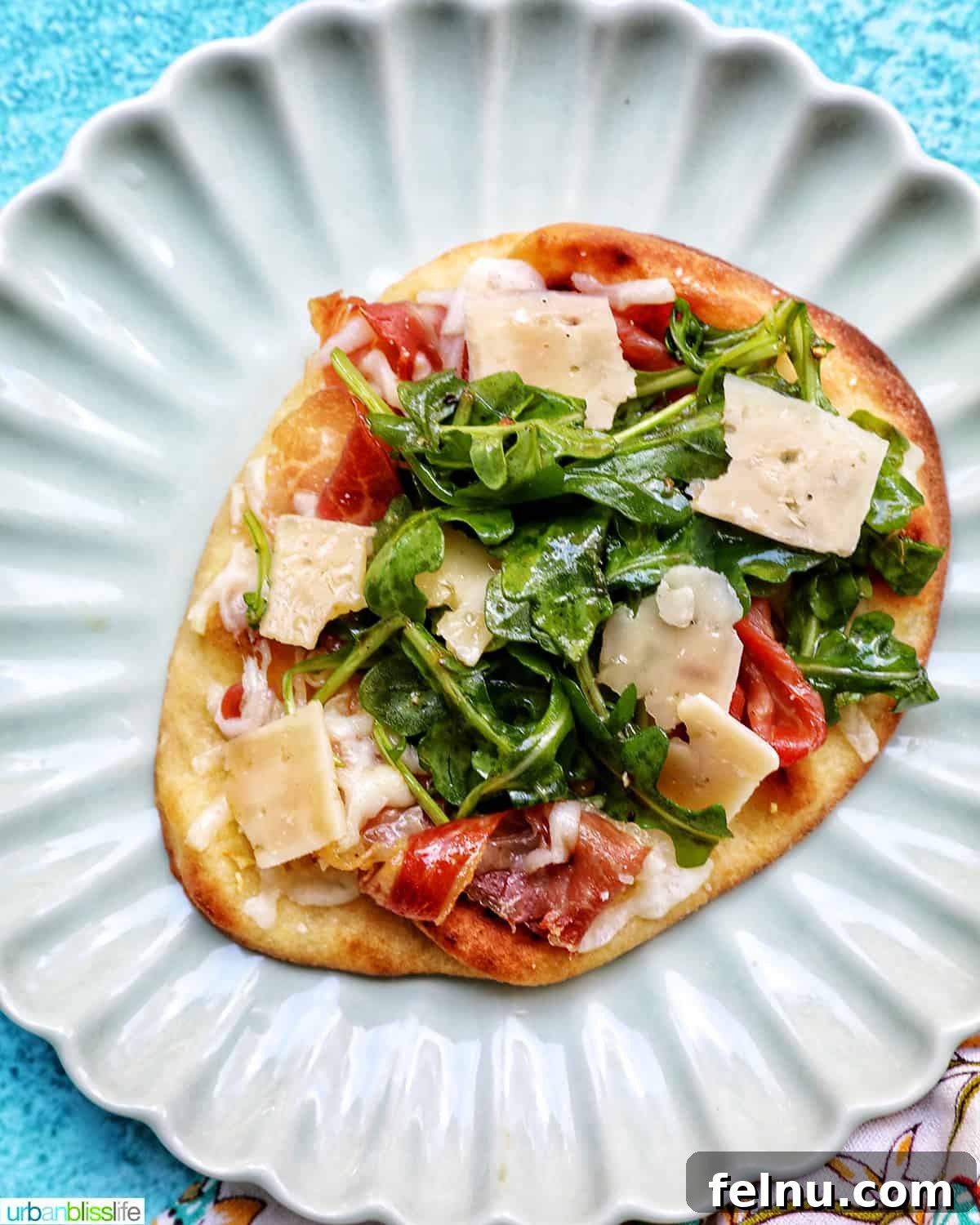 Prosciutto flatbread.