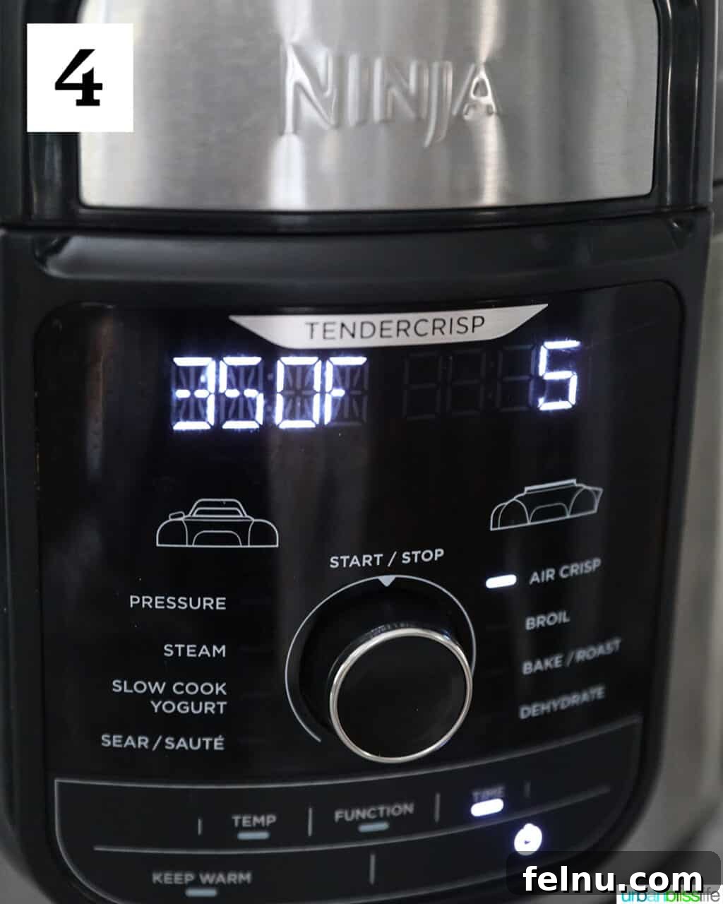 Flaky Air Fryer Chicken Pot Pie 9 air fryer ninja foodi set to air fry at 350 degrees for 5 minutes.