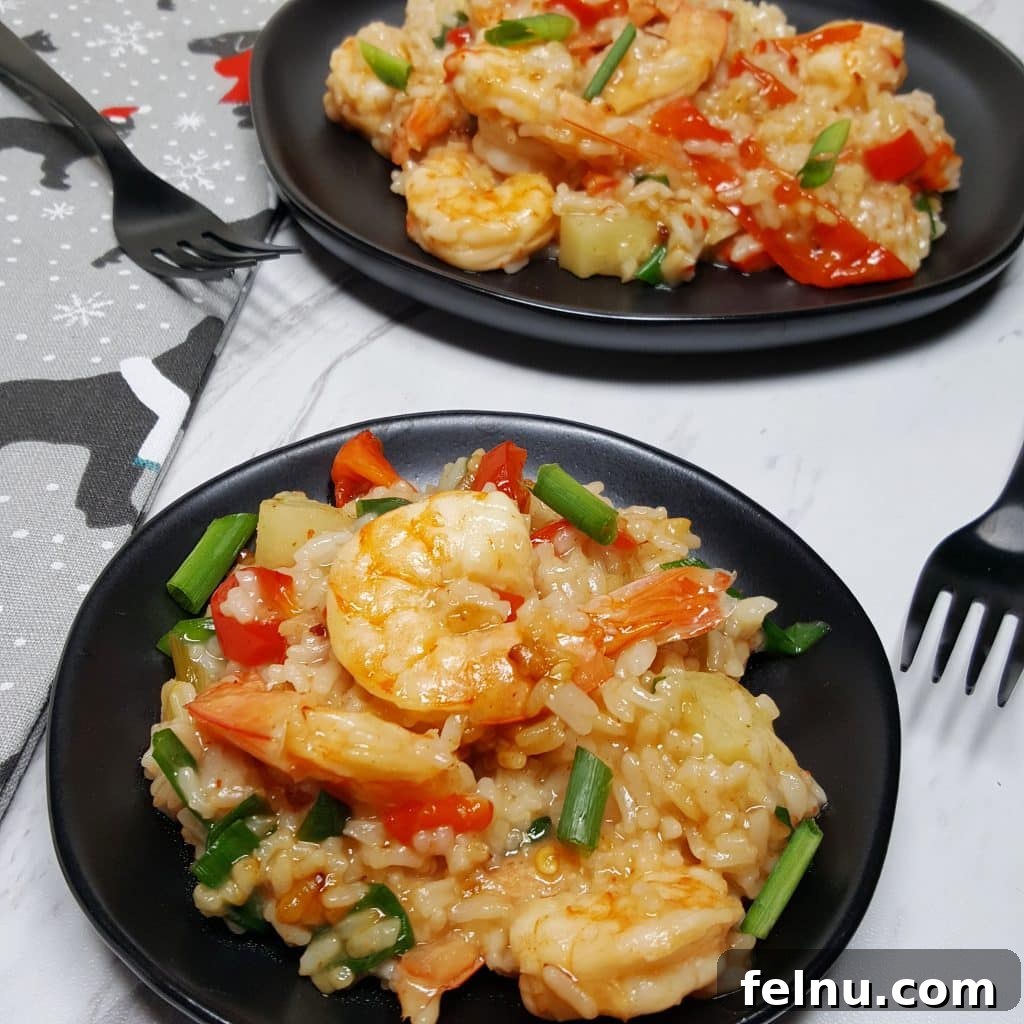 Instant Pot Sweet and Spicy Pineapple Shrimp