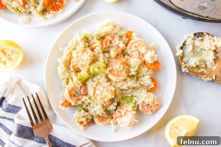 Instant Pot Shrimp and Rice