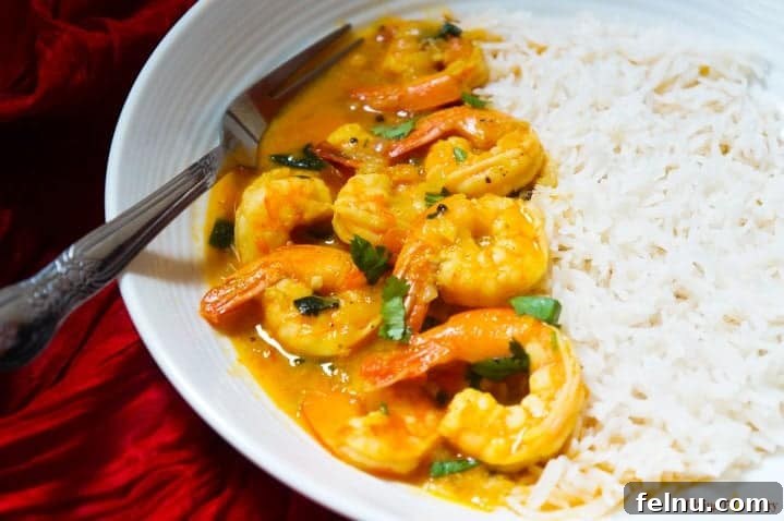 Easy Instant Pot Coconut Shrimp Curry