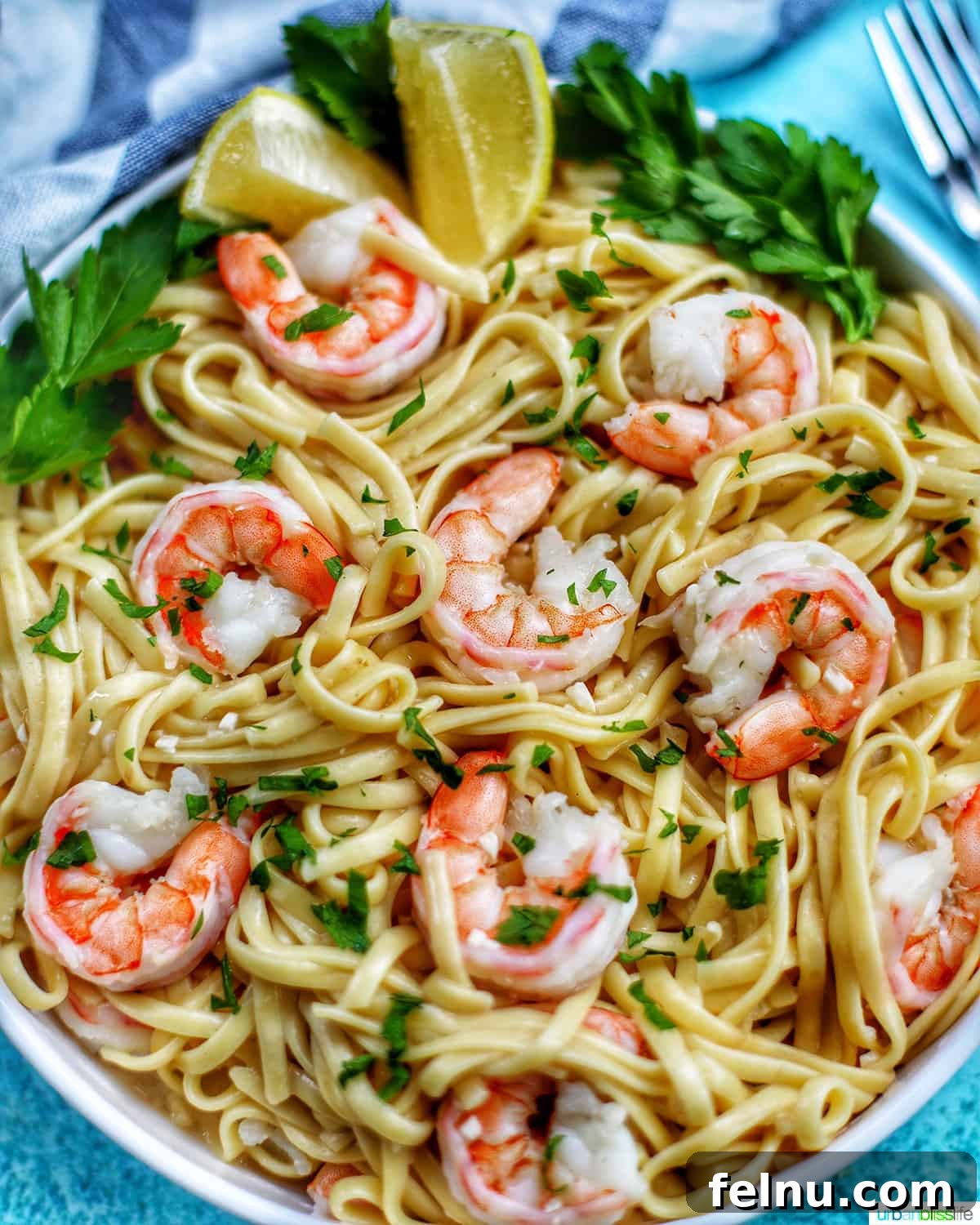 Flavorful Instant Pot Shrimp Meals 5 bowl of Shrimp Scampi Linguini