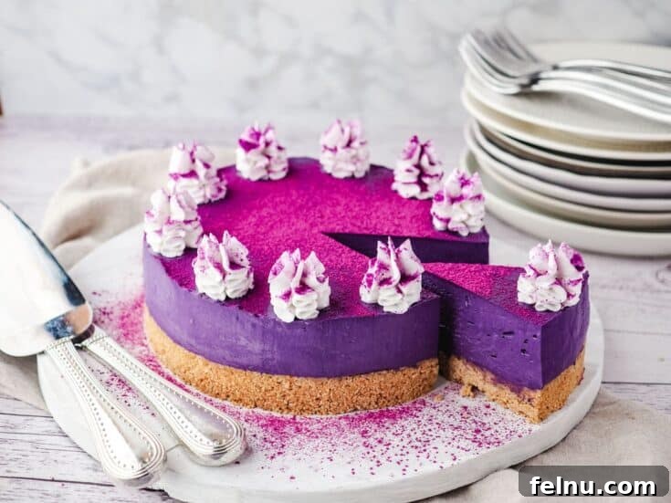 Ube Cheesecake