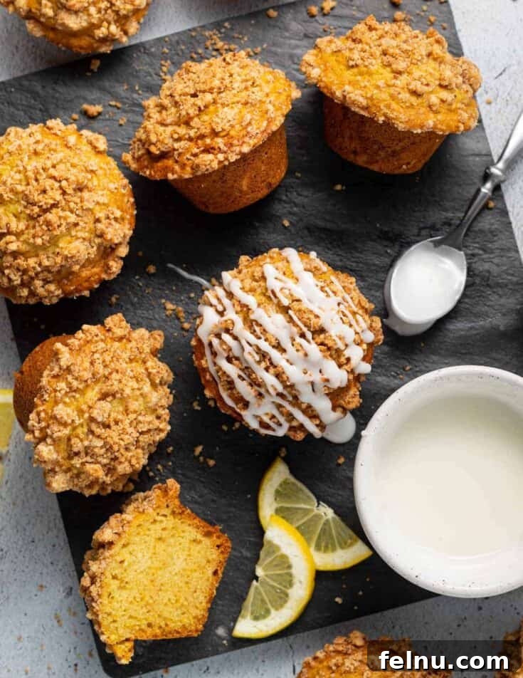 Vegan Lemon Muffins
