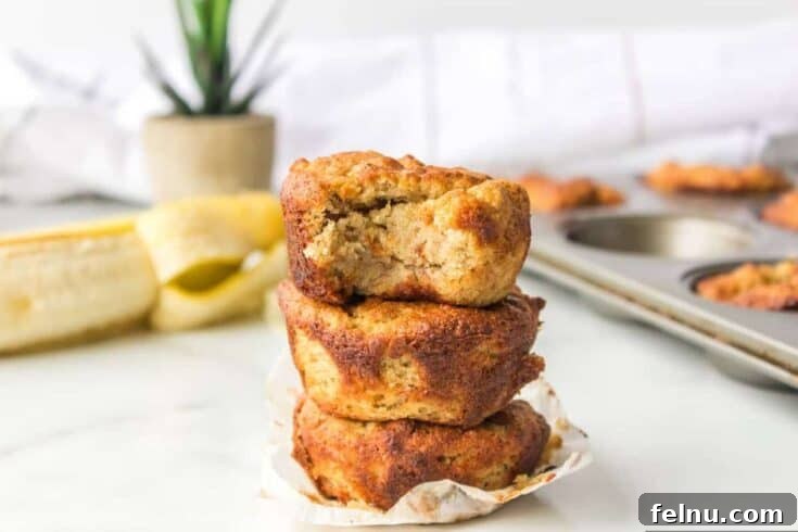 Almond Flour Banana Muffins