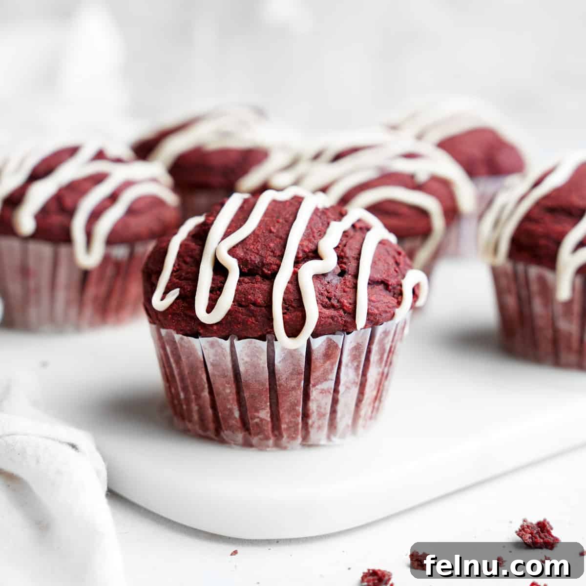 Gluten-Free Vegan Red Velvet Muffins